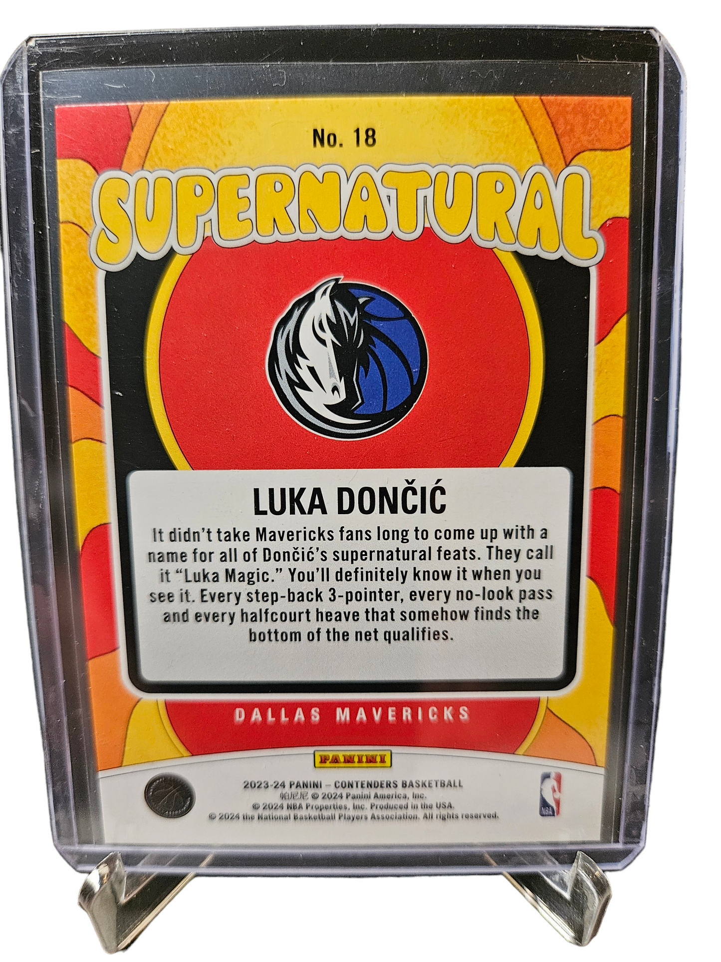 2023-24 Panini Contenders #18 Luka Doncic Super Natural