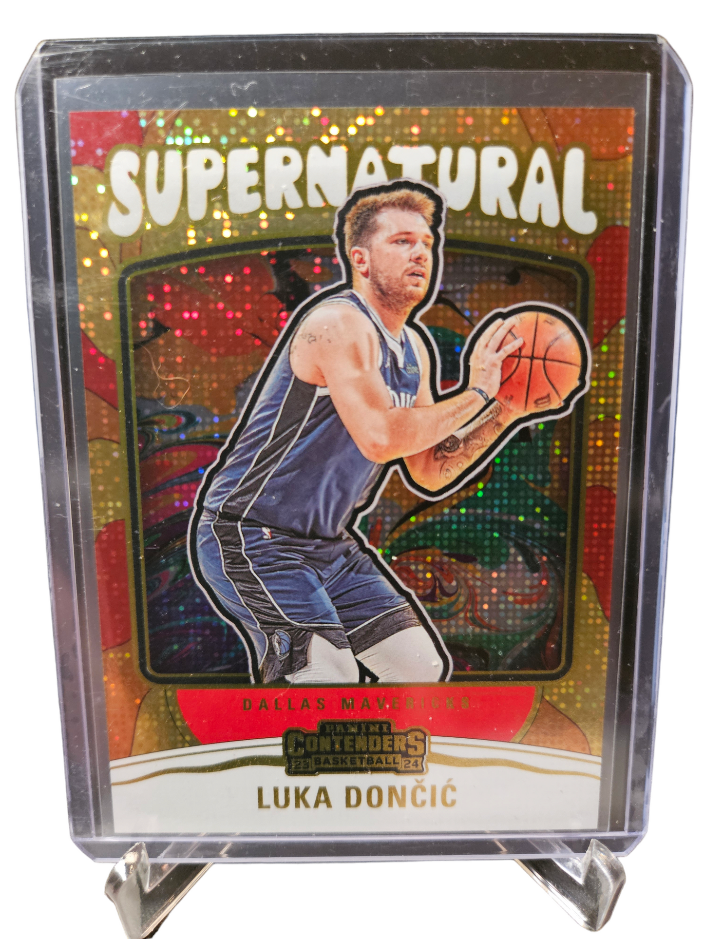 2023-24 Panini Contenders #18 Luka Doncic Super Natural