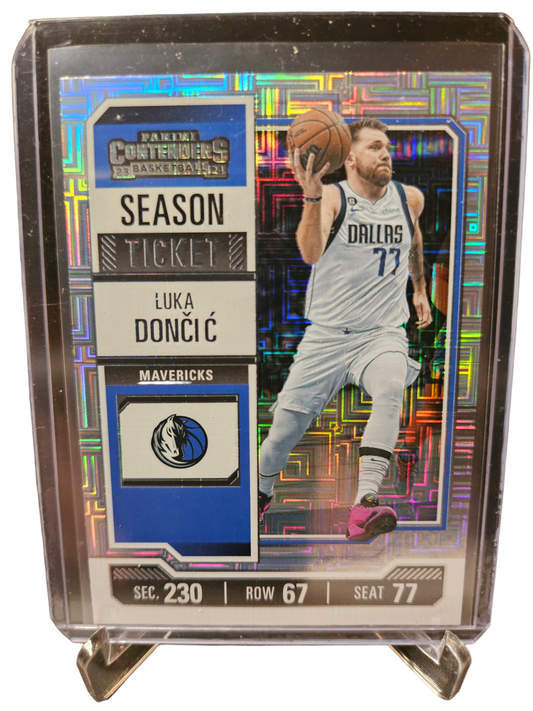 2023-24 Panini Contenders #61 Luka Doncic Season Ticket