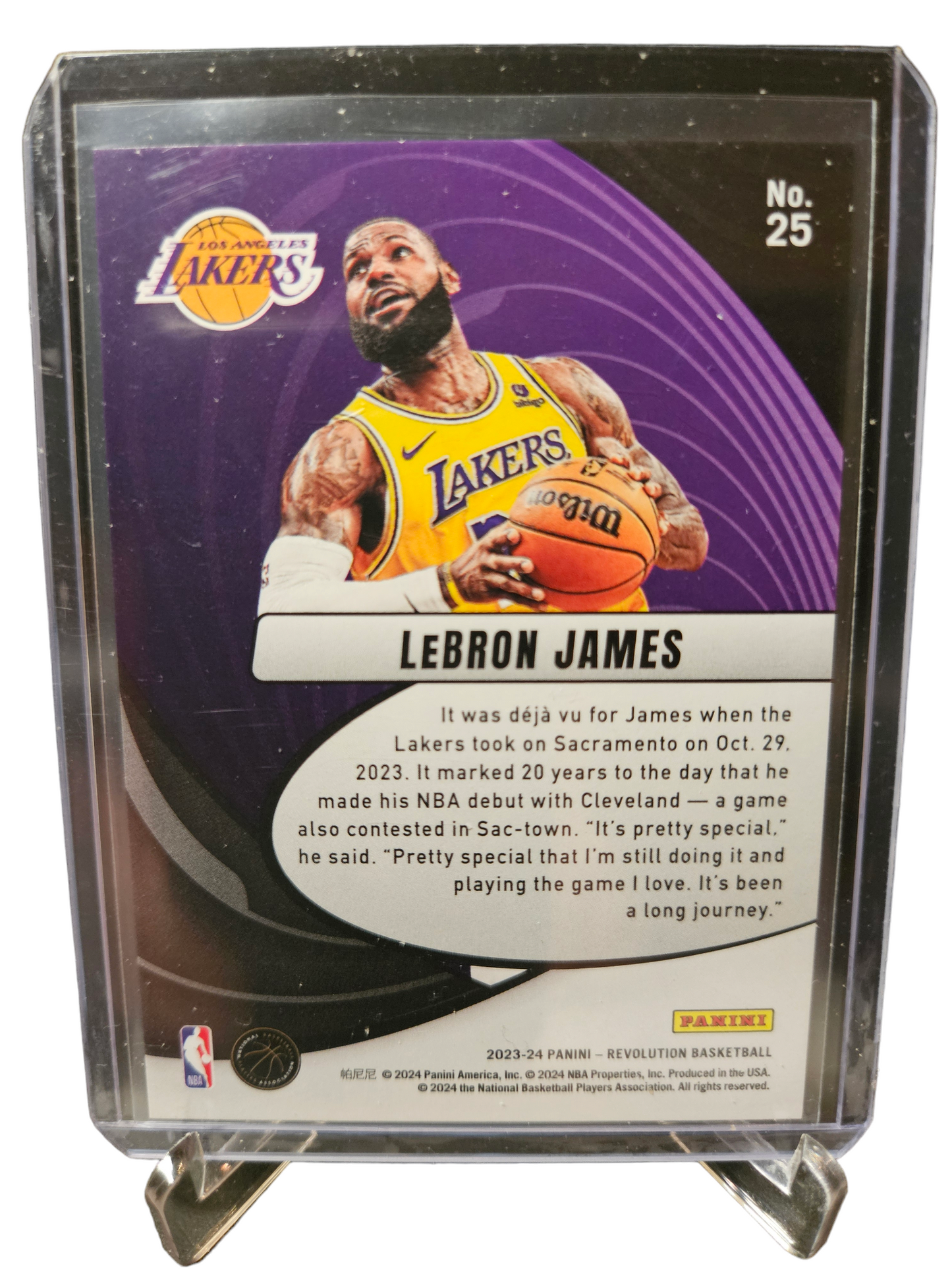 2023-24 Panini Revolution #25 Lebron James Vortex