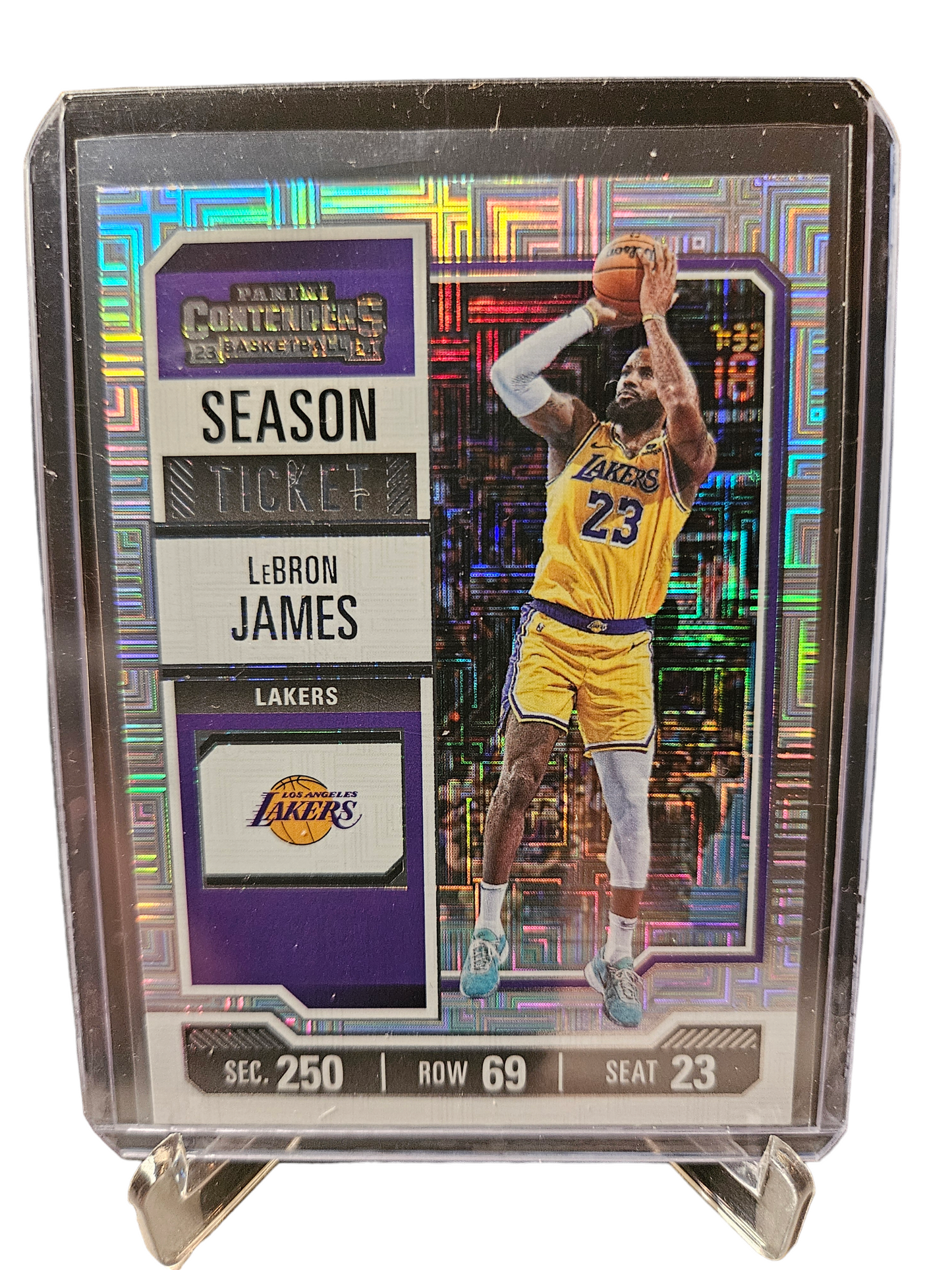 2023-24 Panini Contenders #46 Lebron James Season Ticket