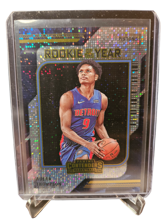 2023-24 Panini Contenders #6 Ausar Thompson Rookie Card Rookie Of The Year