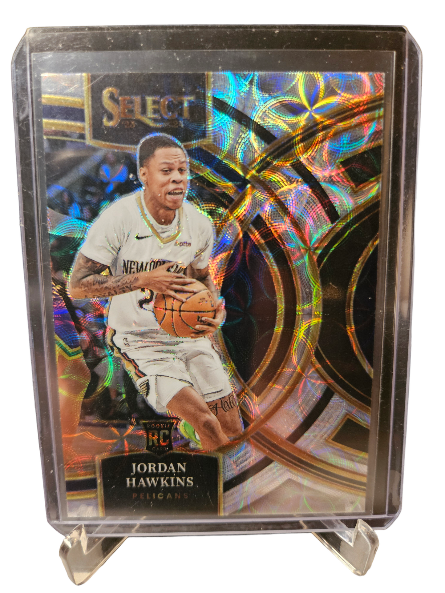 2023-24 Panini Select #124 Jordan Hawkins Rookie Card Premier Level Scope Prizm