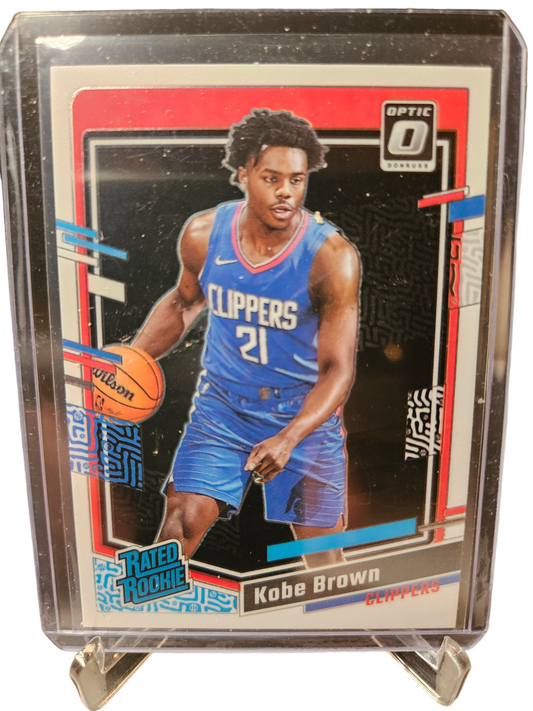 2023-24 Panini Donruss Optic #232 Kobe Brown Rated Rookie