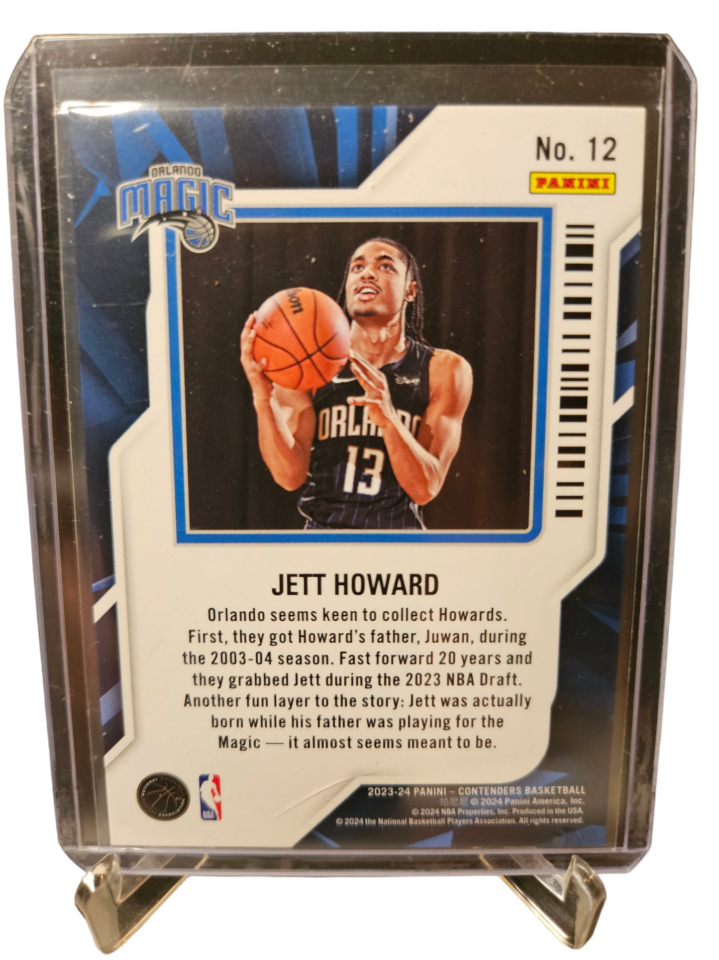 2023-24 Panini Contenders #12 Jett Howard Rookie Card Rookie Of The Year