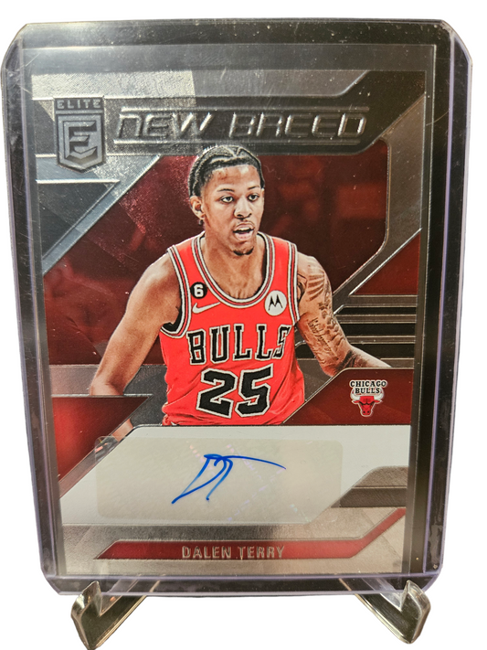 2023-24 Donruss Elite #NB-TER Dalen Terry Rookie Card New Breed Autograph