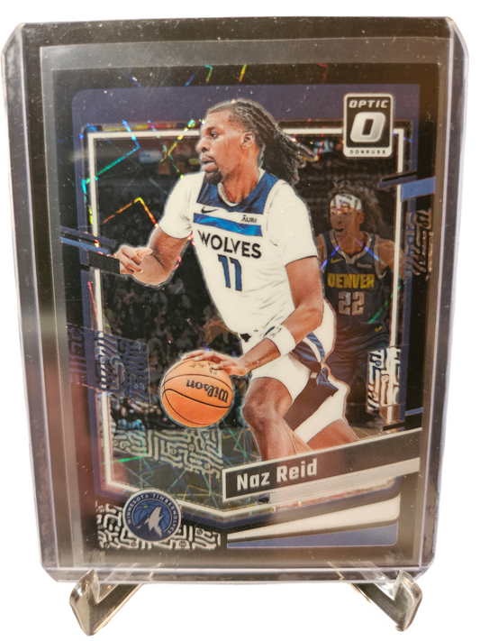 2023-24 Panini Donruss Optic #192 Naz Reid Black Velocity 07/39