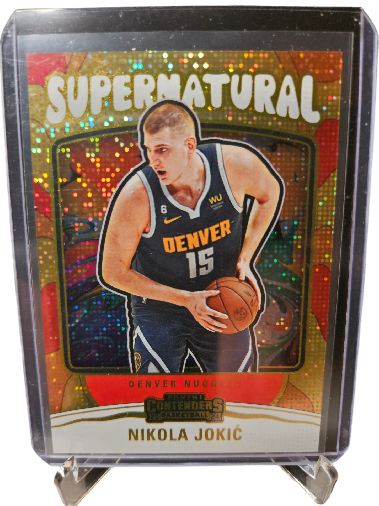 2023-24 Panini Contenders #16 Nikola Jokic Super Natural