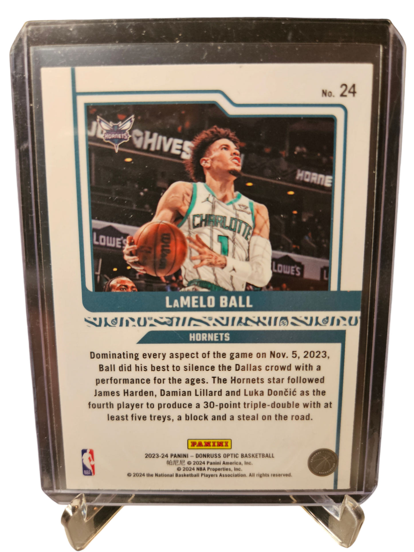 2023-24 Panini Donruss Optic #24 Lamelo Ball Elite Dominators