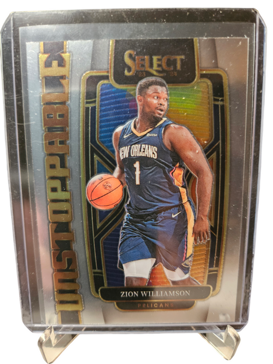 2023-24 Panini Select #15 Zion Williamson Unstoppable