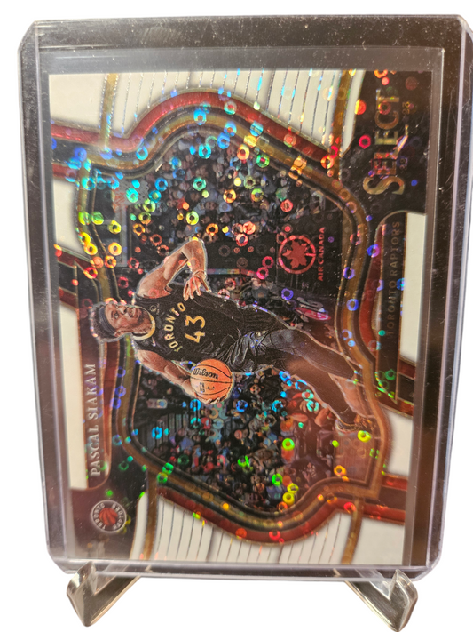 2023-24 Panini Select #248 Pascal Siakam Courtside White Disco Prizm 60/75