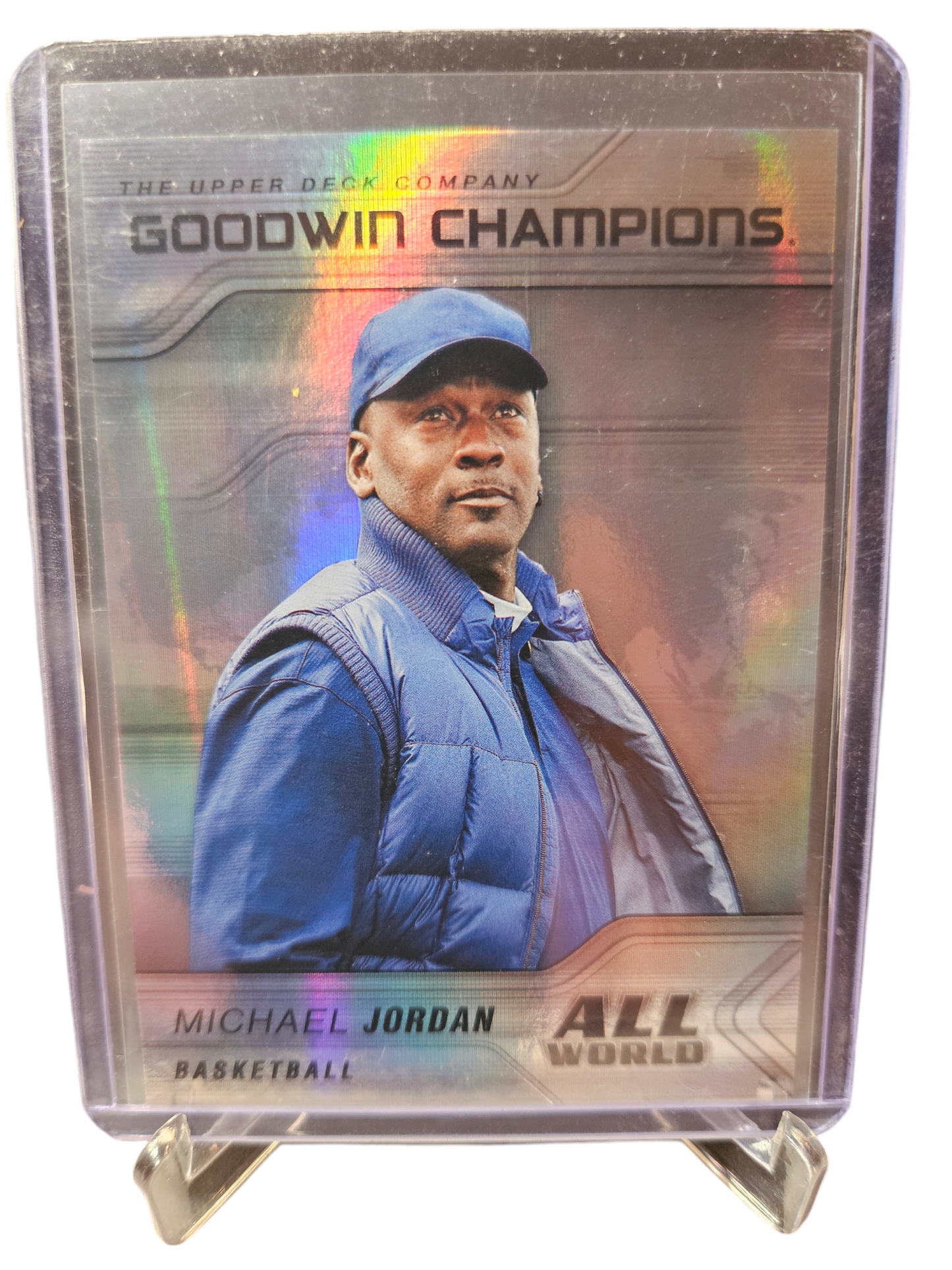 2023 Upper Deck #AW1 Michael Jordan Goodwin Champions All World Silver