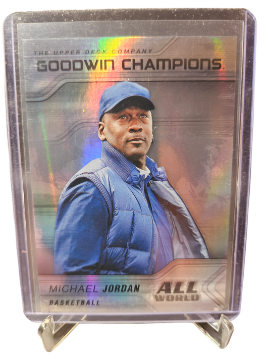 2023 Upper Deck #AW1 Michael Jordan Goodwin Champions All World Silver