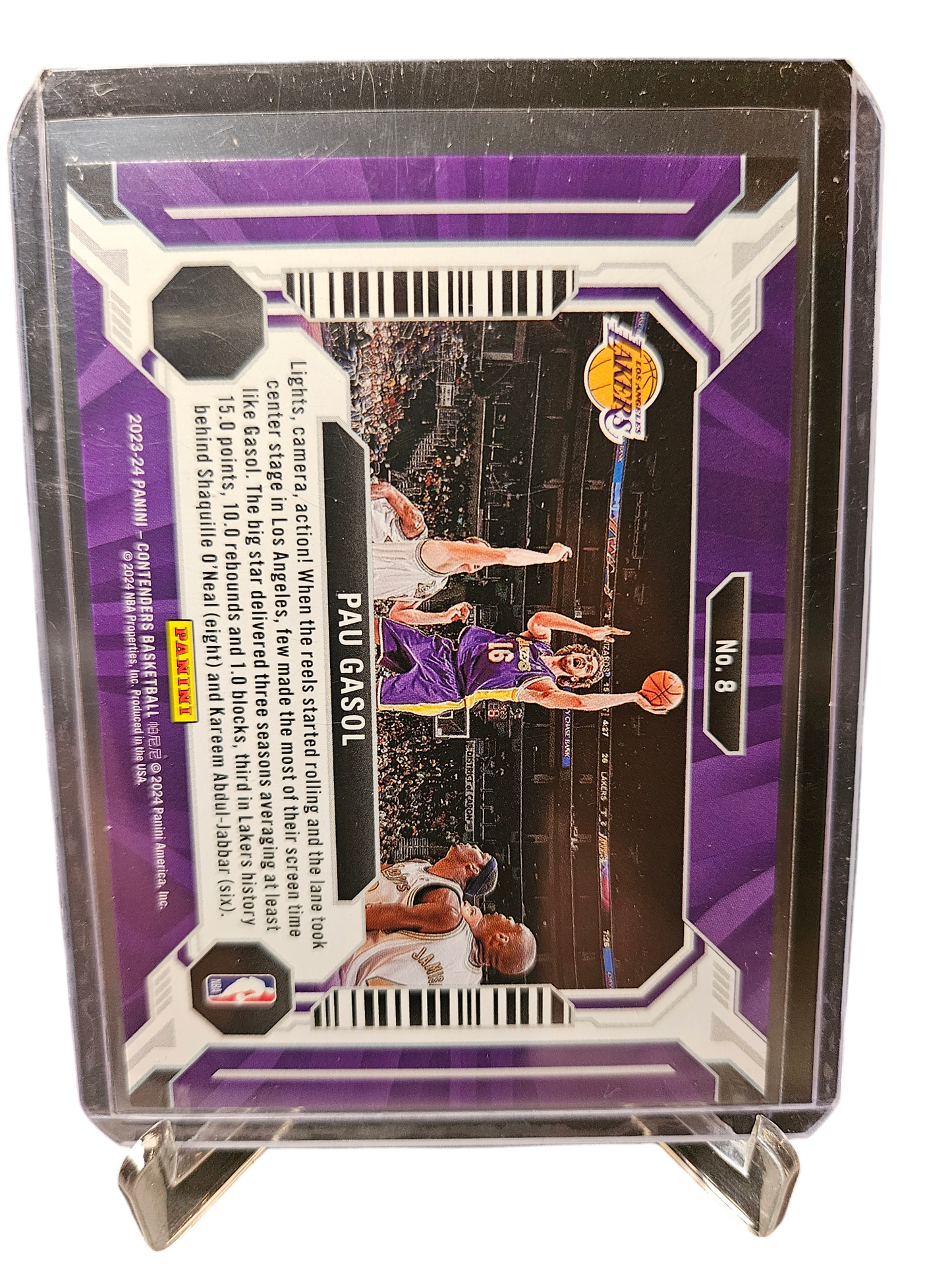 2023-24 Panini Contenders #8 Pau Gasol Suite Shots