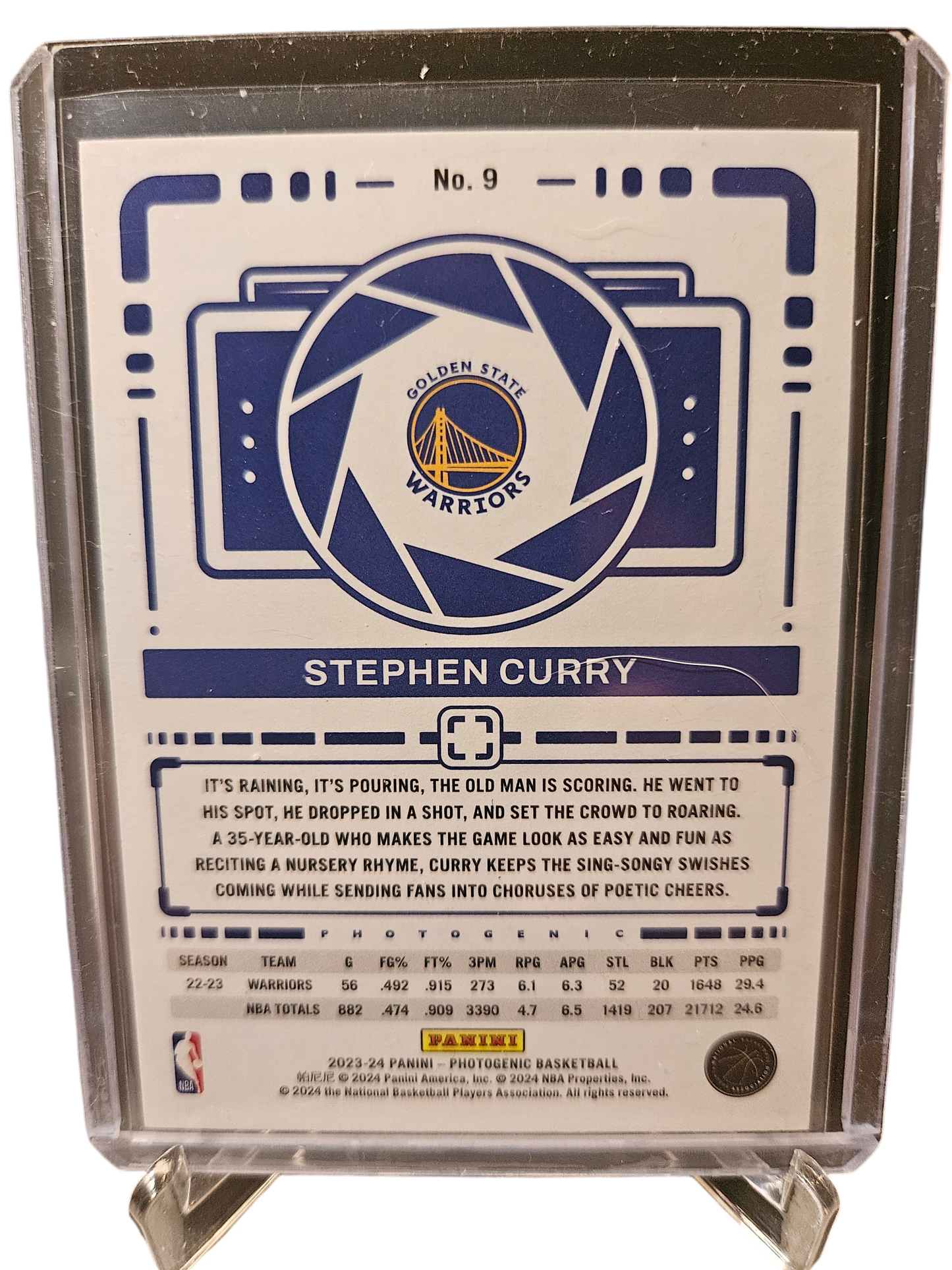 2023-24 Panini Photogenic #9 Stephen Curry