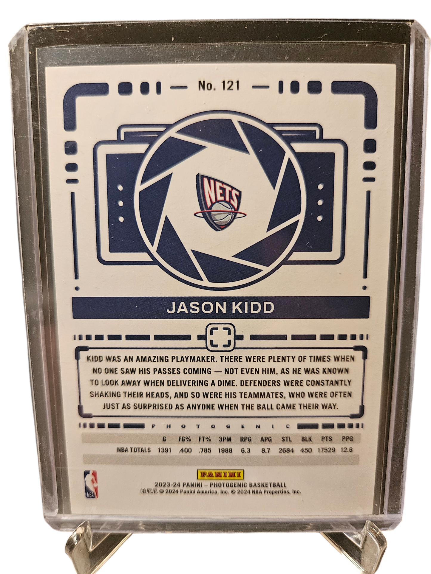 2023-24 Panini Photogenic #121 Jason Kidd