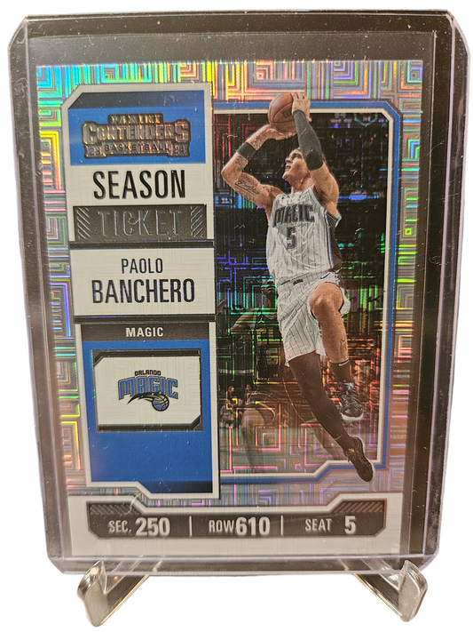 2023-24 Panini Contenders #23 Paolo Banchero Season Ticket