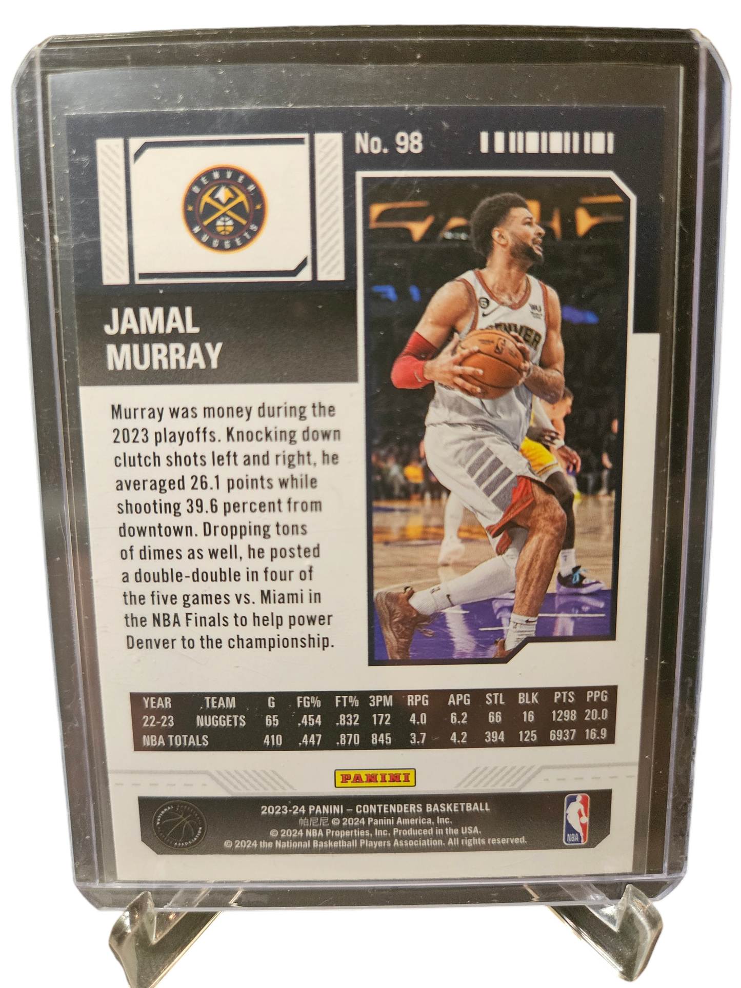 2023-24 Panini Contenders #98 Jamal Murray Season Ticket