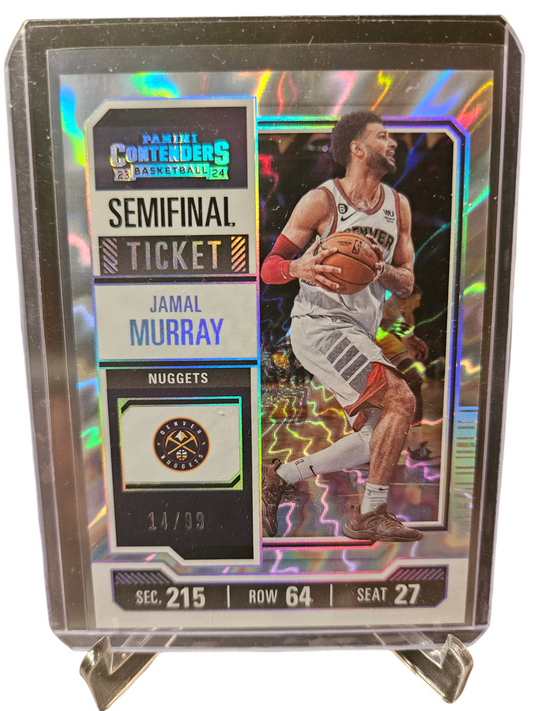 2023-24 Panini Contenders #98 Jamal Murray Semifinal Ticket 14/99