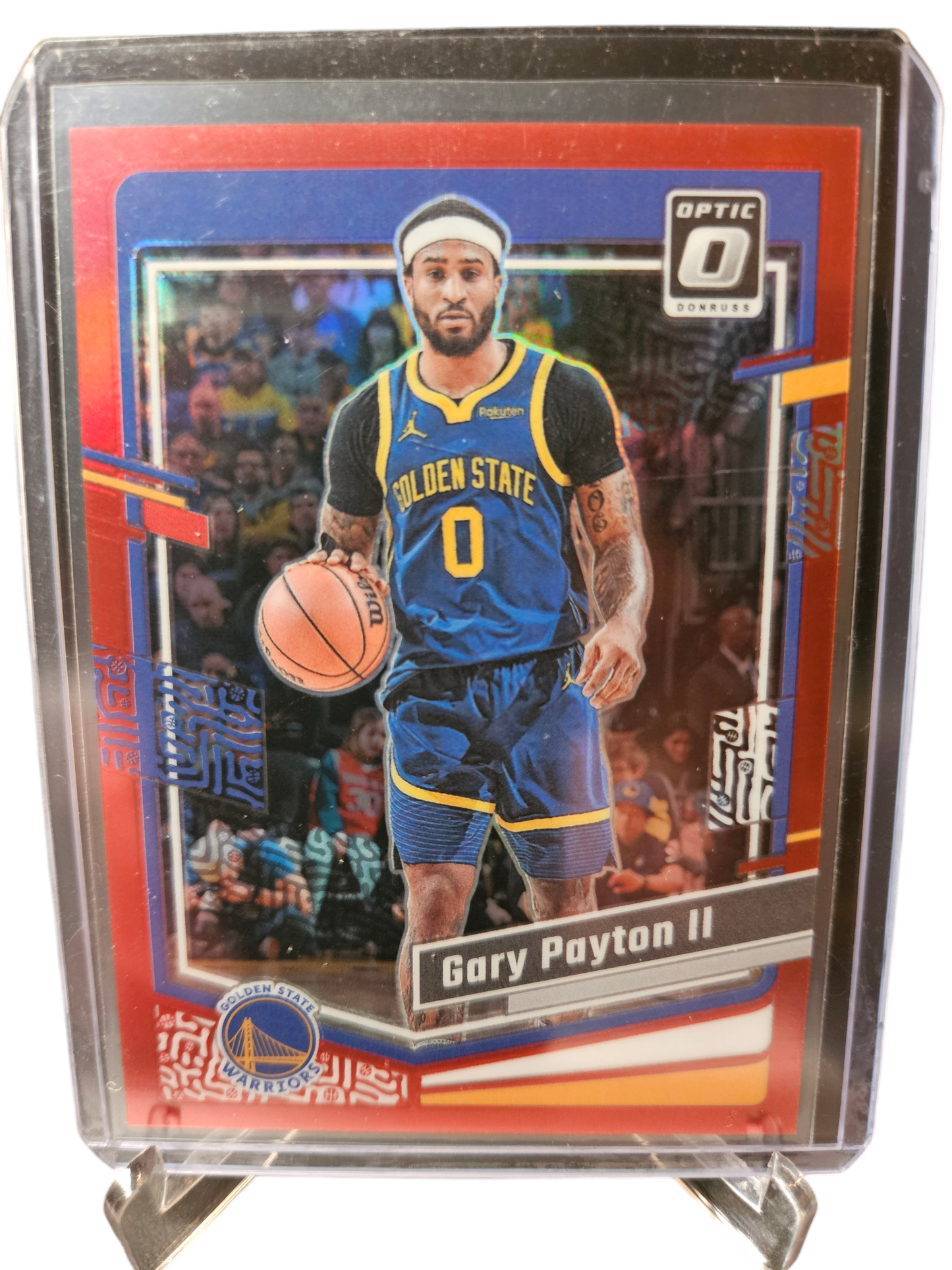 2023-24 Panini Donruss Optic #80 Gary Payton II Red Prizm 61/99