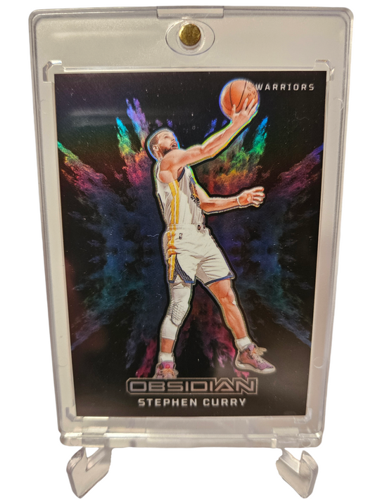 2023-24 Panini Obsidian #23 Stephen Curry Color Blast