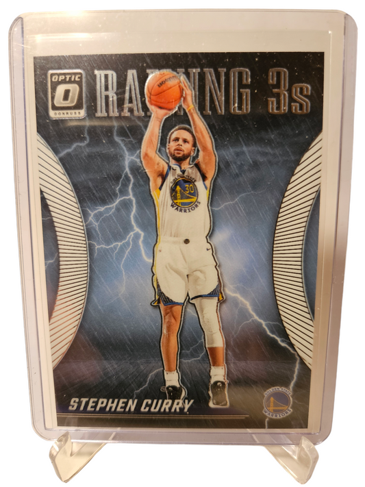 2023-24 Panini Donruss Optic #9 Stephen Curry Raining 3s