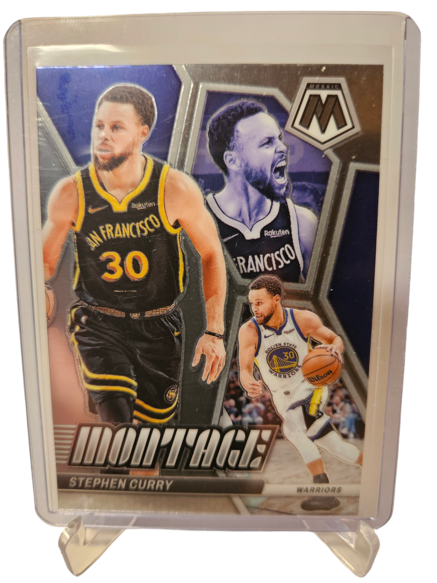 2023-24 Panini Mosaic #25 Stephen Curry Montage