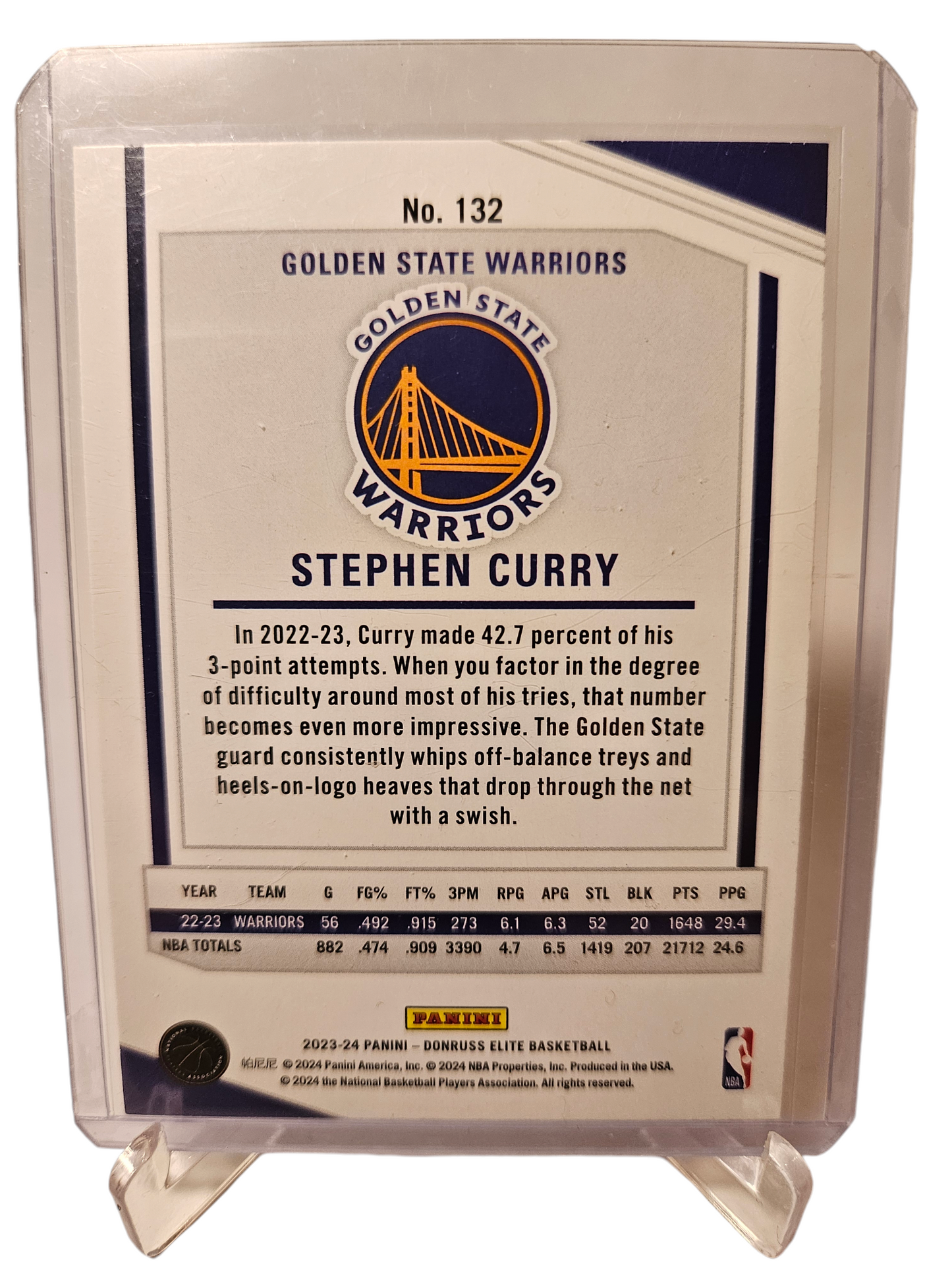 2023-24 Panini Donruss Elite International #132 Stephen Curry