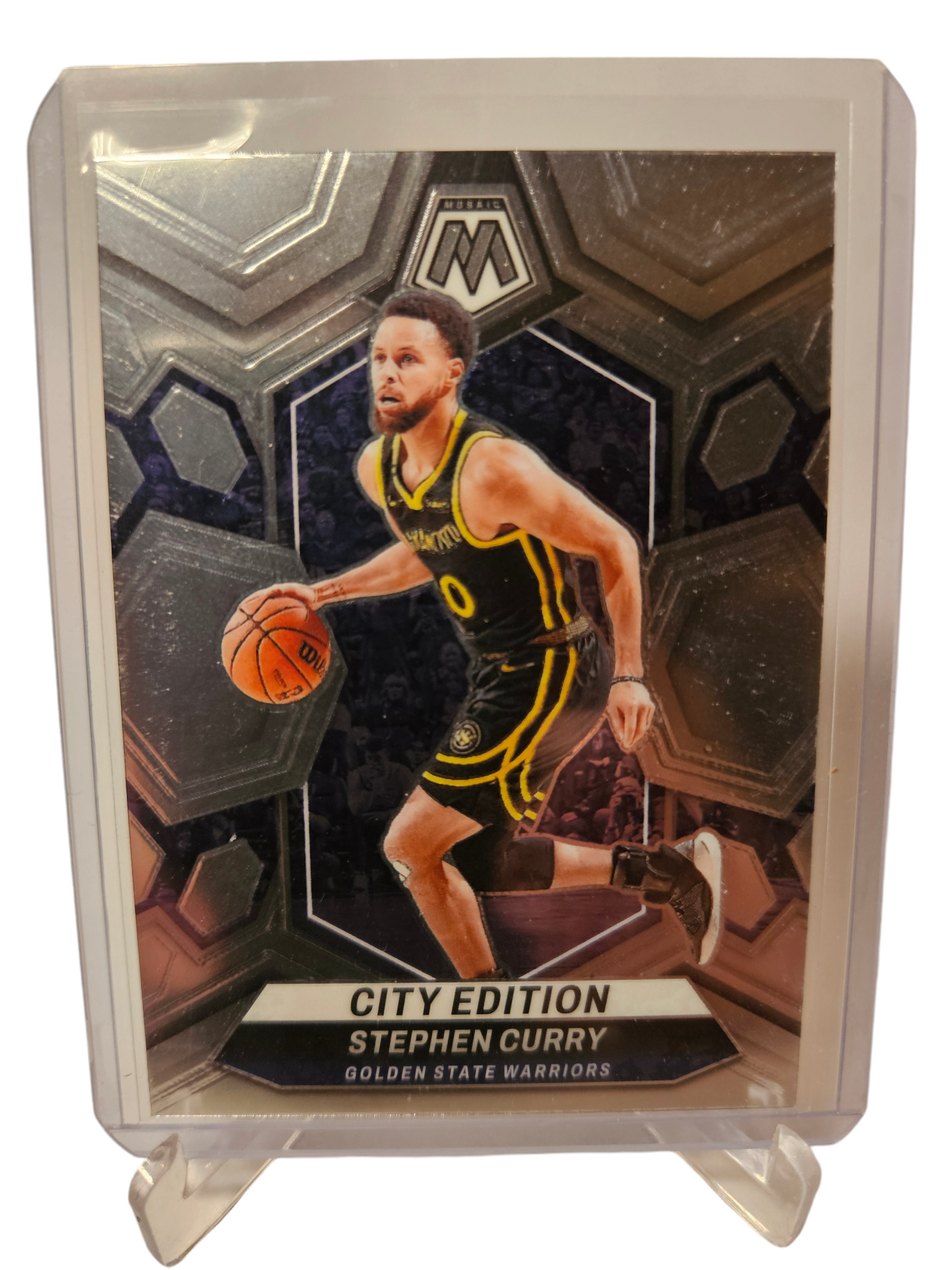 2023-24 Panini Mosaic #276 Stephen Curry City Edition