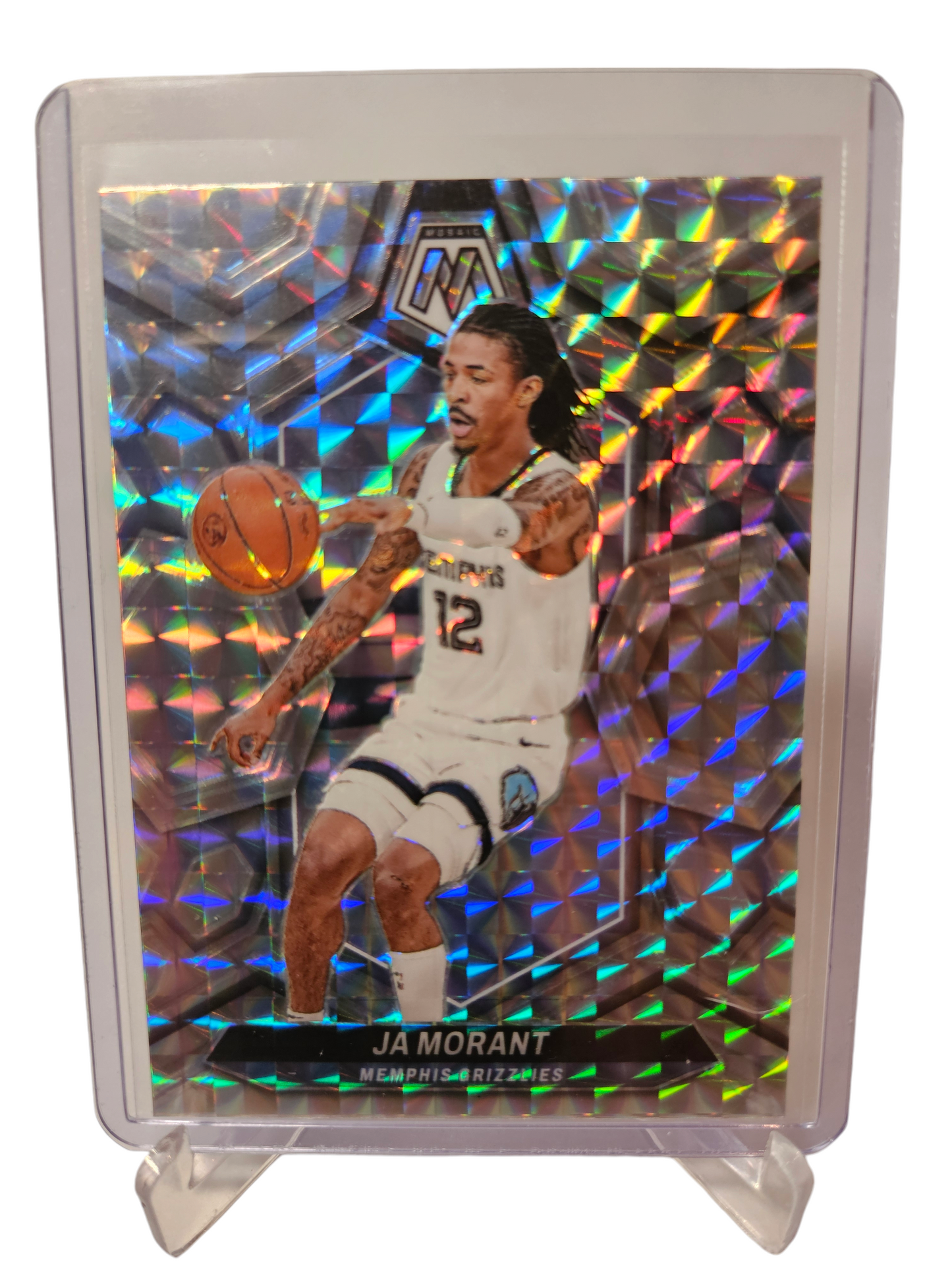 2023-24 Panini Mosaic #127 JA Morant Mosaic Prizm