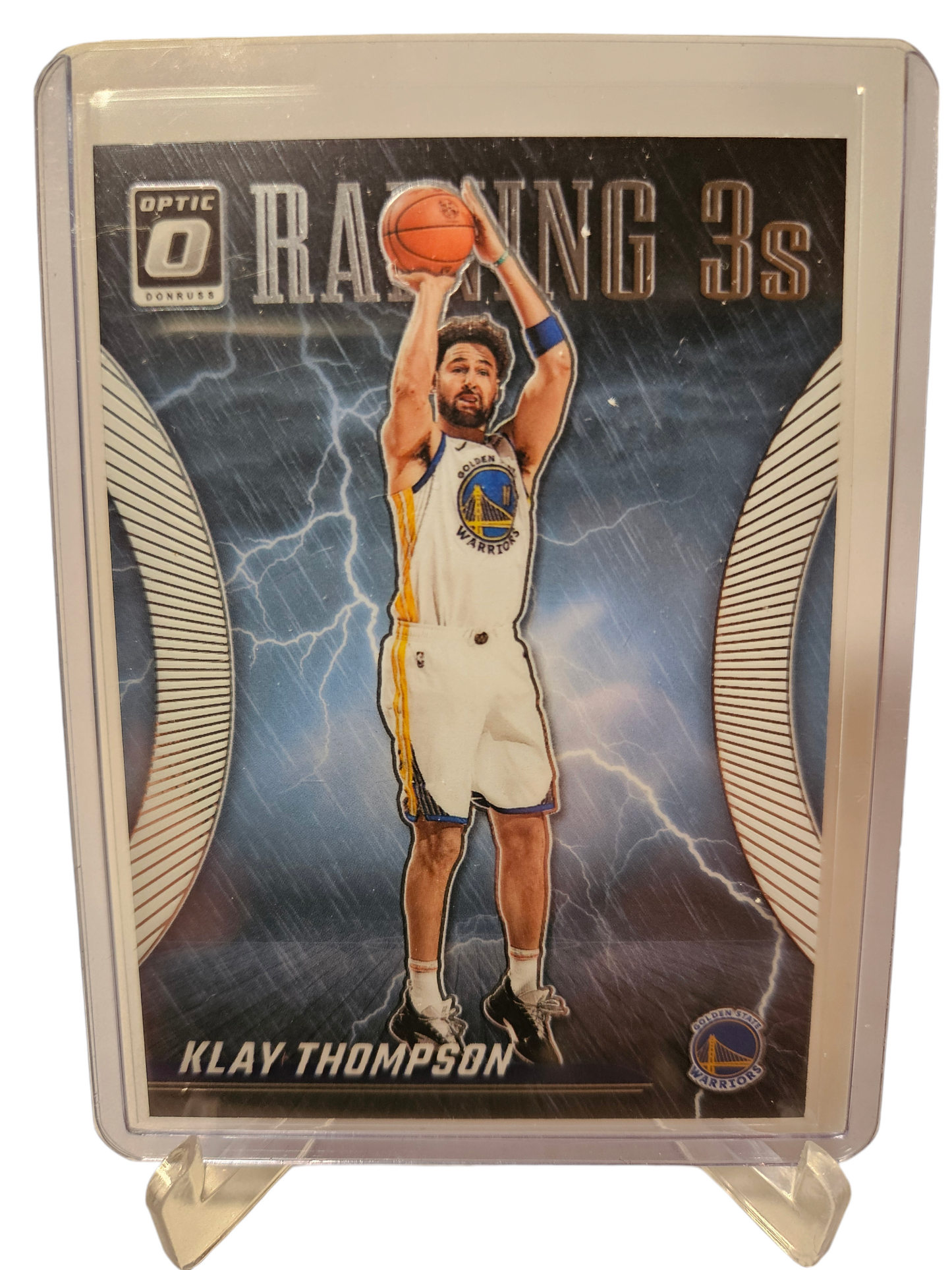 2023-24 Panini Donruss Optic #7 Klay Thompson Raining 3s