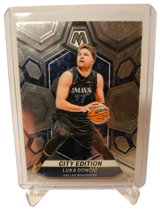 2023-24 Panini Mosaic #285 Luka Doncic City Edition