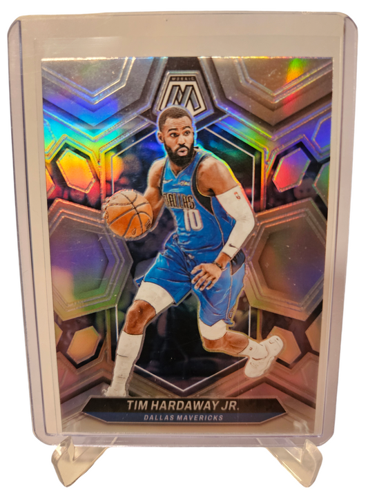 2022-23 Panini Mosaic #162 Tim Hardaway JR Silver Prizm