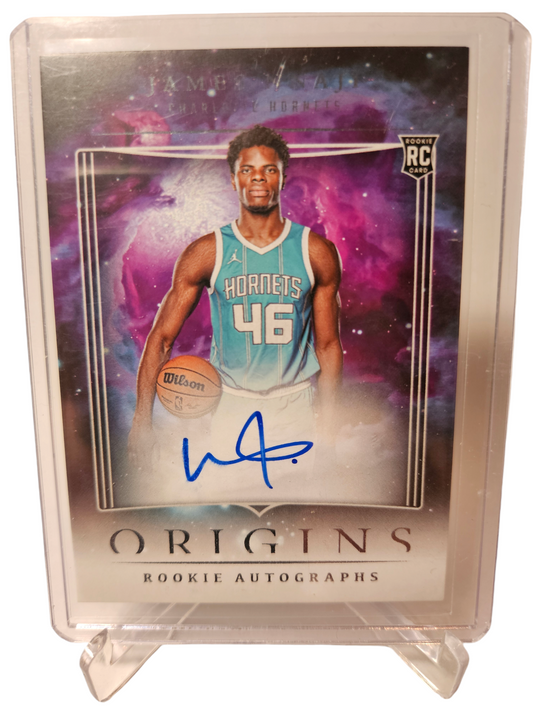 2023-24 Panini Origins #RA-JNB James Nnaji Rookie Card On Card Autograph