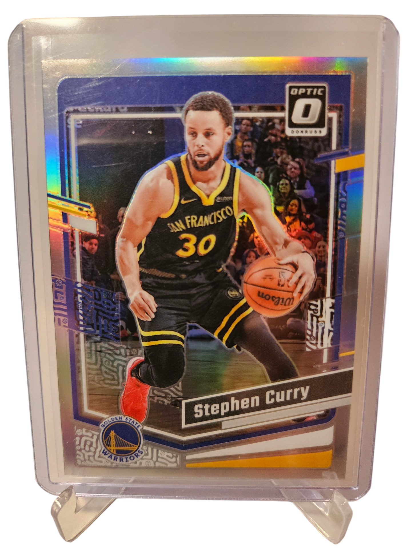 2023-24 Panini Donruss Optic #198 Stephen Curry Silver Holo