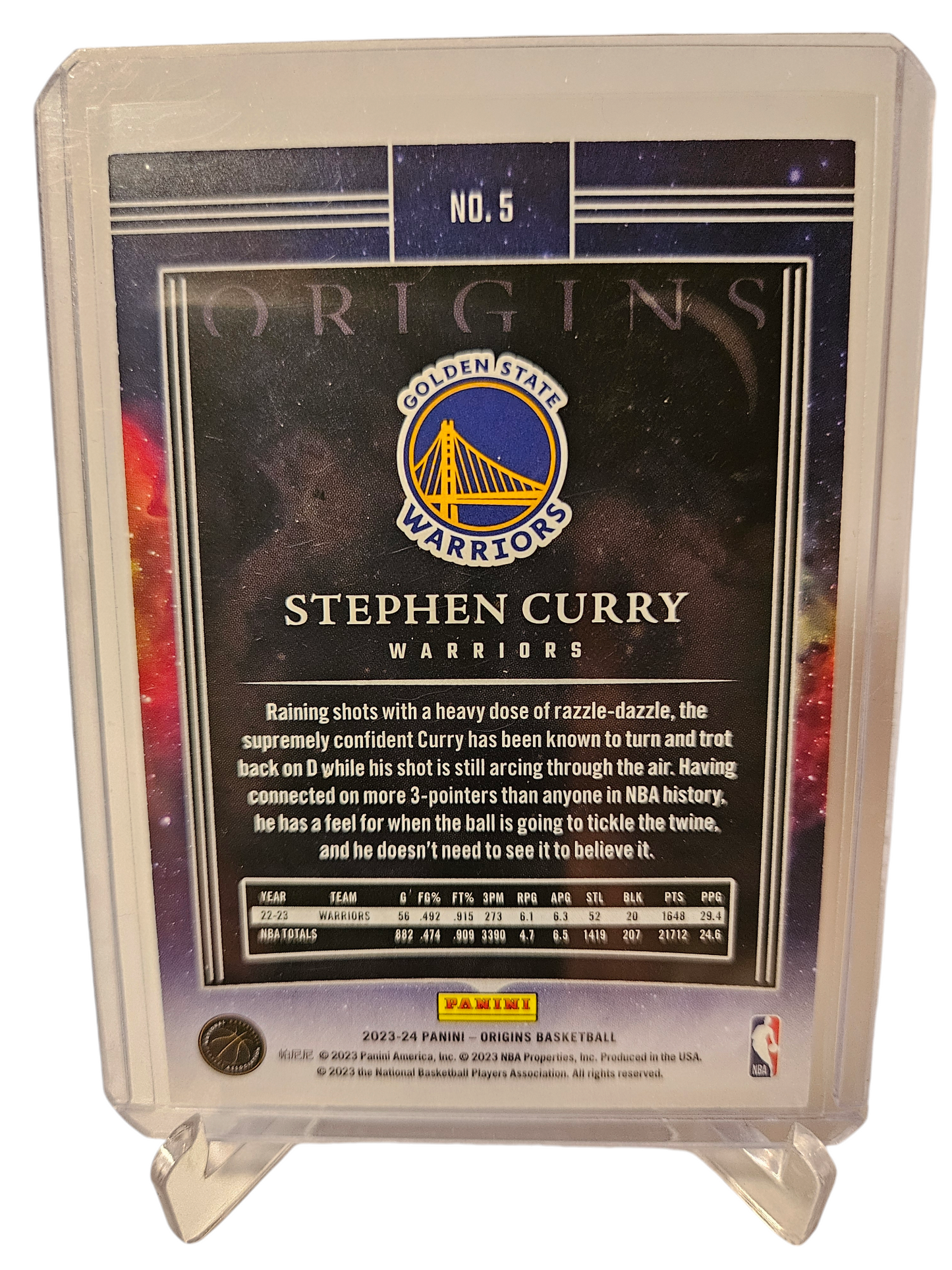 2023-24 Panini Origins #5 Stephen Curry Blue 79/99