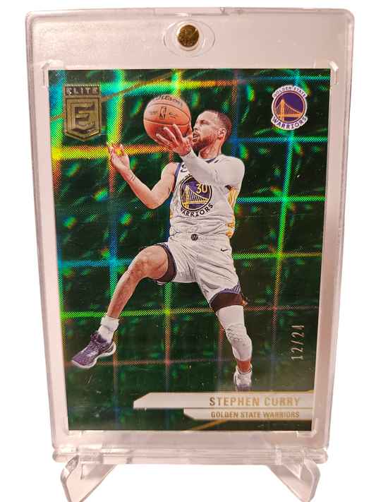 2023-24 Panini Donruss Elite International #132 Stephen Curry Green 12/24