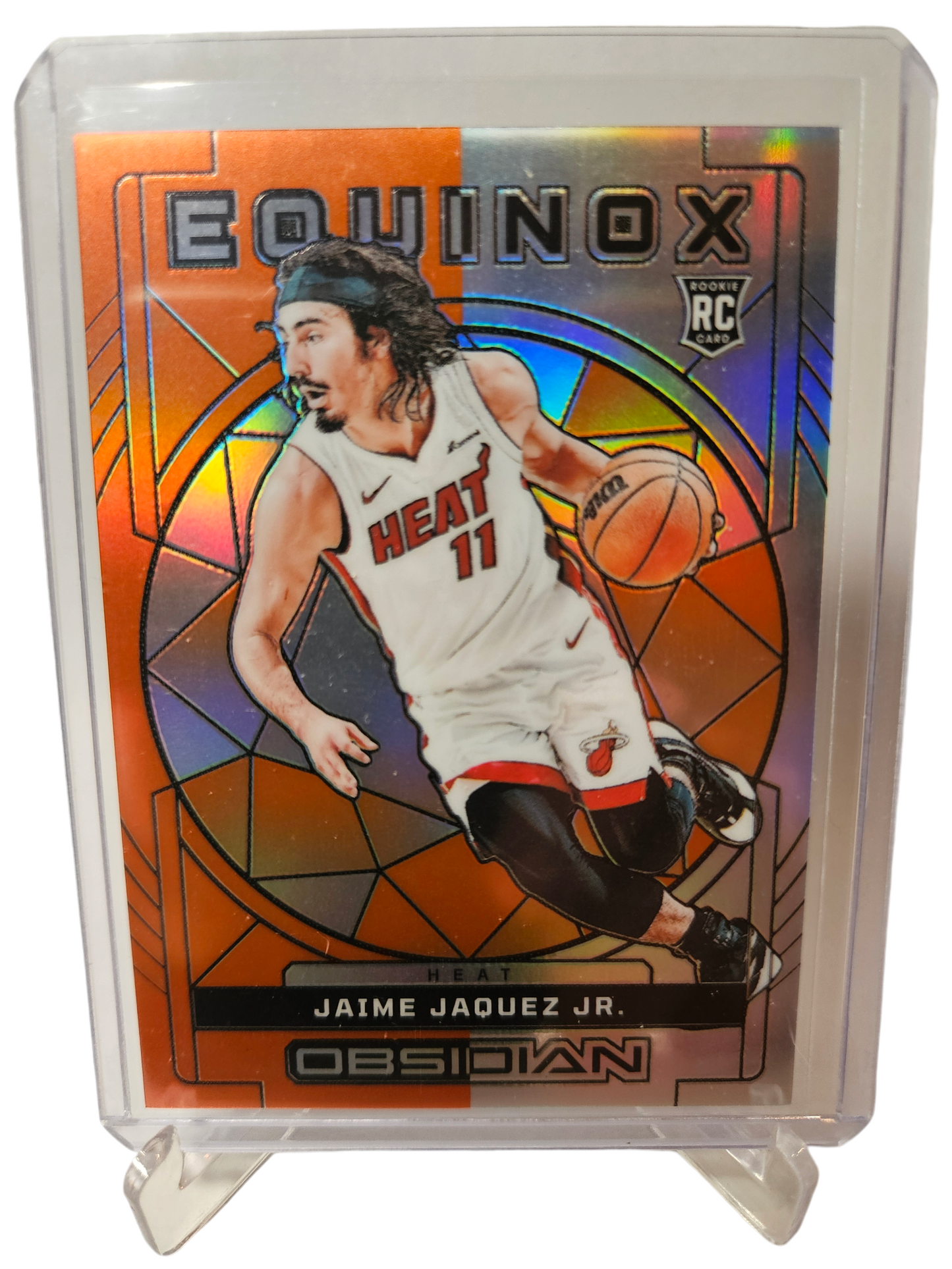 2023-24 Panini Obsidian #39 Jamie Jaquez JR Rookie Card Equinox Orange 63/75