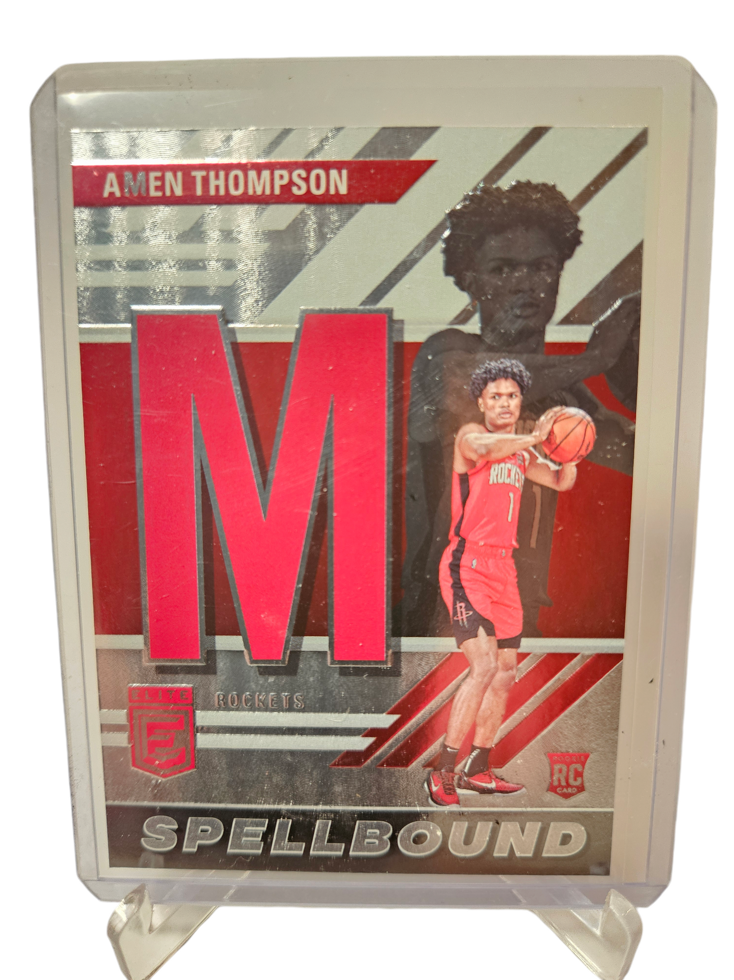 2023-24 Donruss Elite #17 Amen Thompson Rookie Card Spellbound M