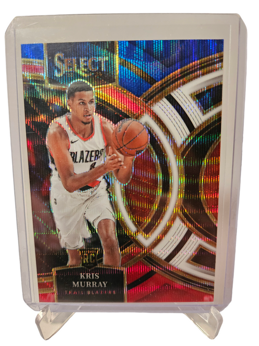 2023-24 Panini Select #120 Kris Murray Rookie Card Premier Tri Color Wave Prizm