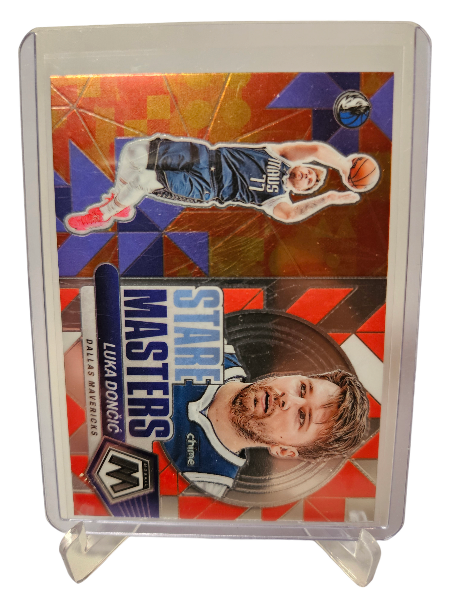 2023-24 Panini Mosaic #1 Luka Doncic City Stare Masters