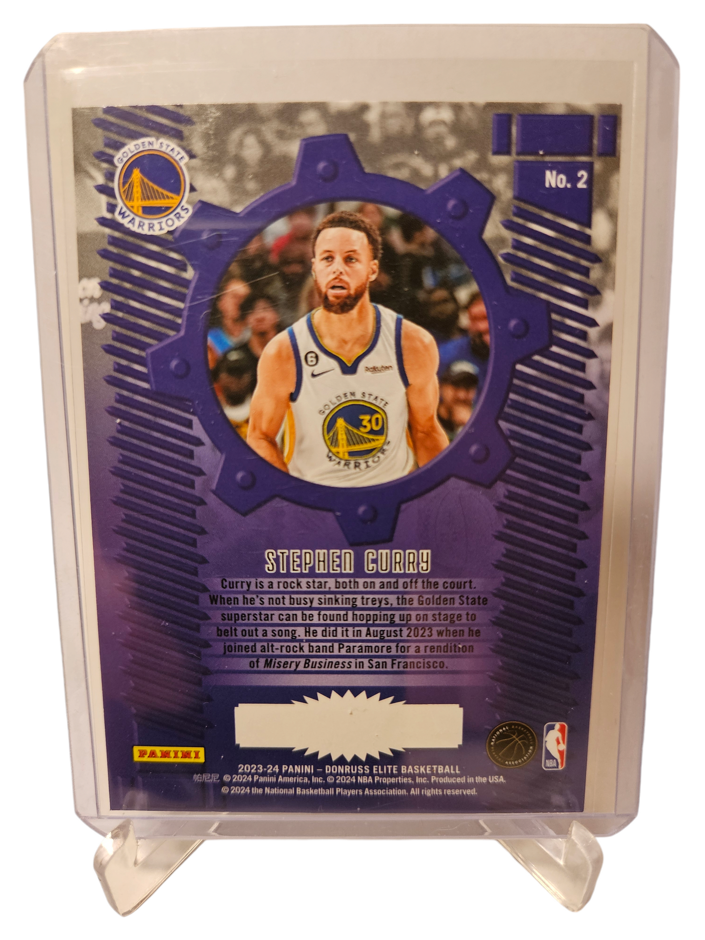 2023-24 Panini Donruss Elite International #2 Stephen Curry Craftsman Red/Green