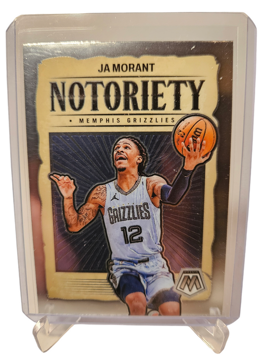 2023-24 Panini Mosaic #9 JA Morant Notoriety