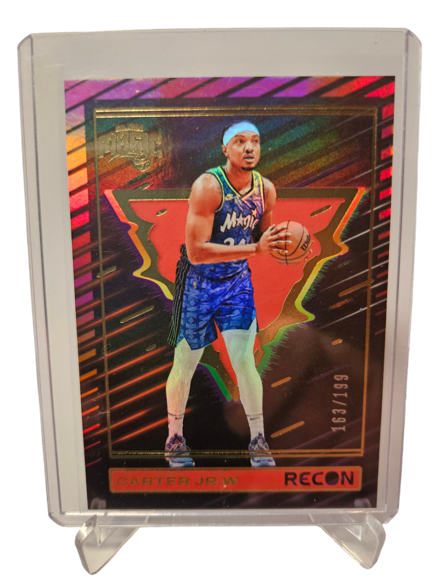 2023-23 Panini Recon #89 Wendell Carter Junior Red Foil Holo 163/199