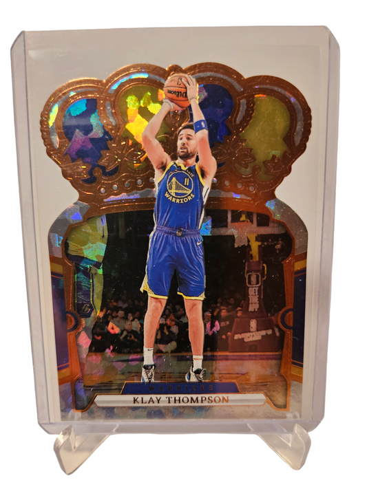 2023-24 Panini Crown Royale #20 Klay Thompson Bronze Cracked Ice Prizm