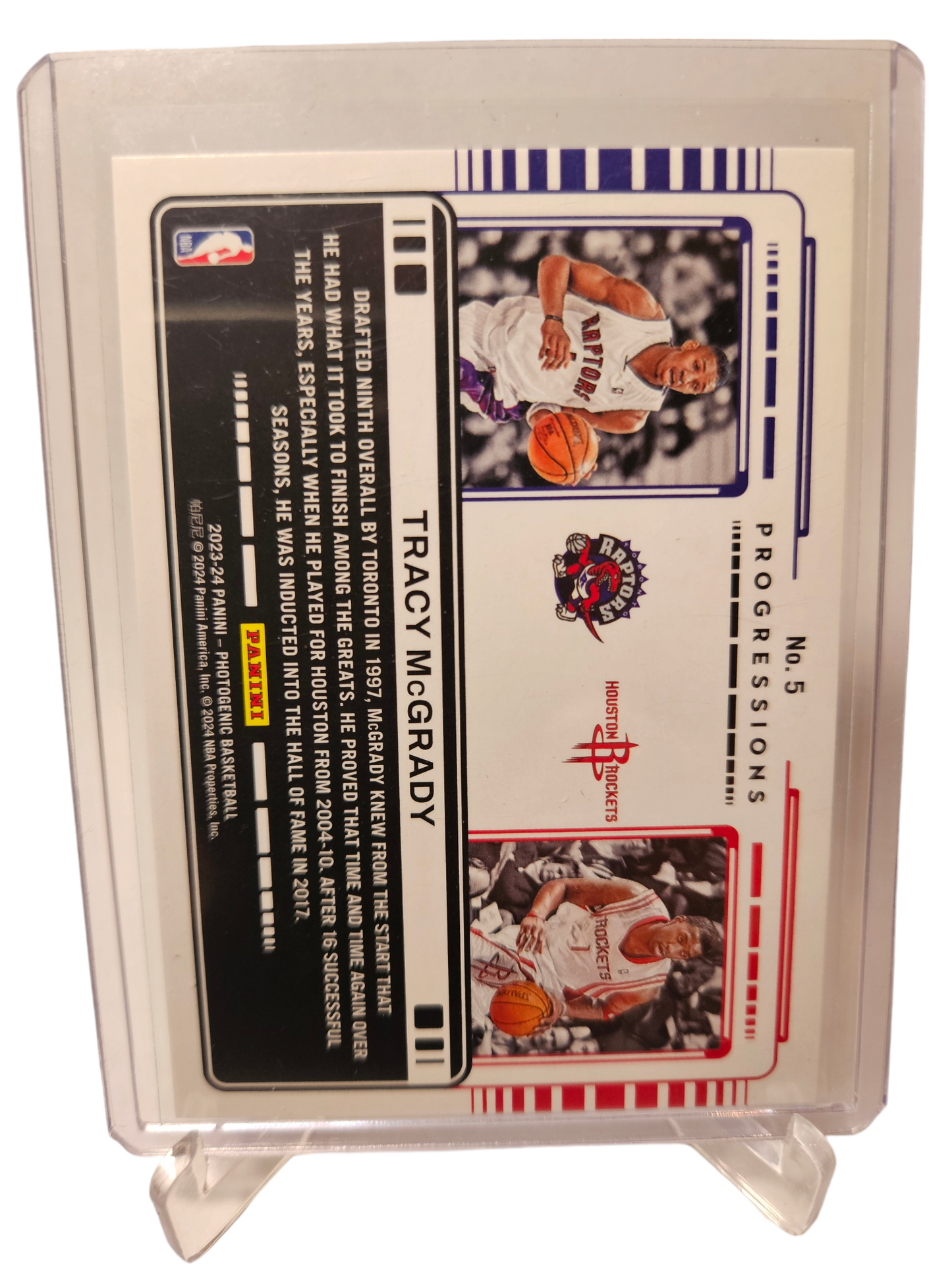 2023-24 Panini Photogenic #5 Tracy McGrady Progressions