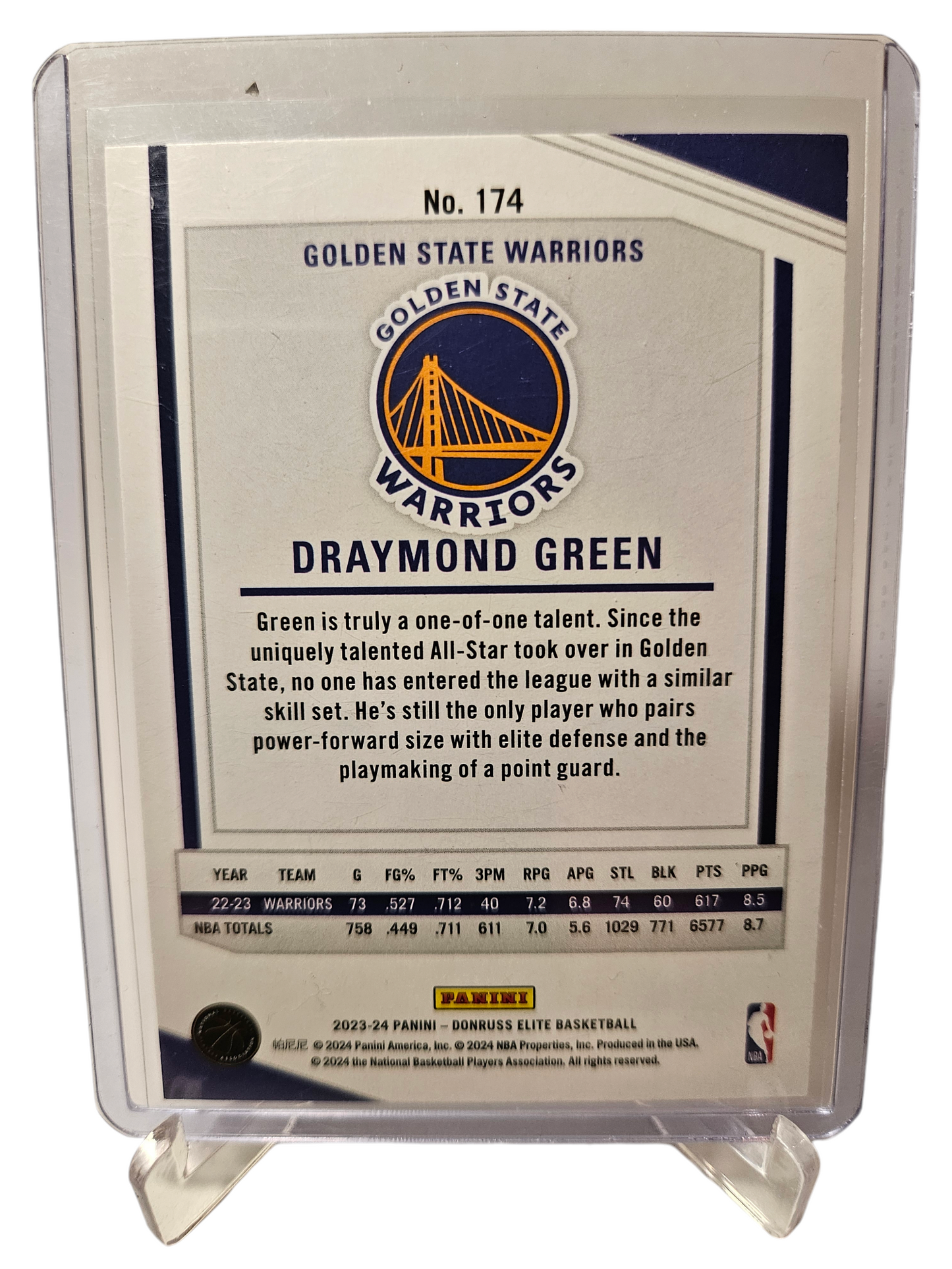 2023-24 Panini Donruss Elite International #174 Draymond Green Red/Green