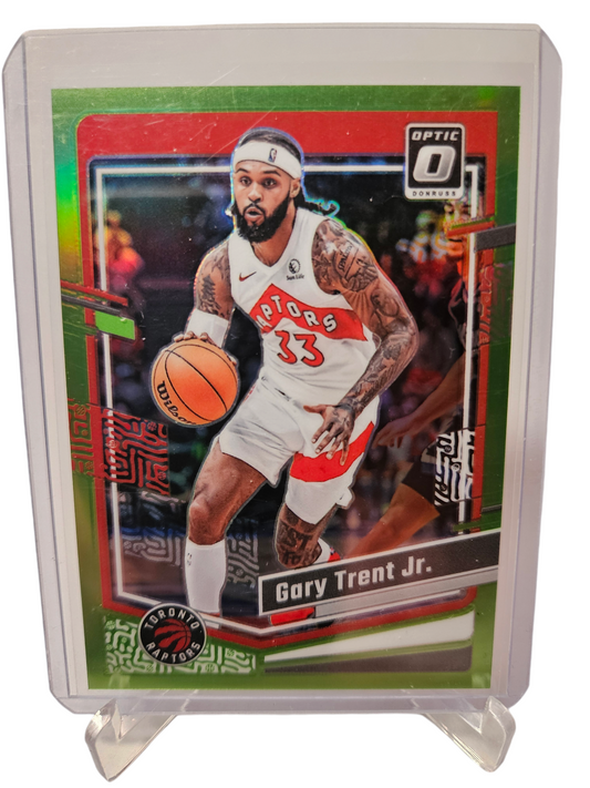 2023-24 Panini Donruss Optic #49 Gary Trent Junior Lime Green Holo Prizm 051/149