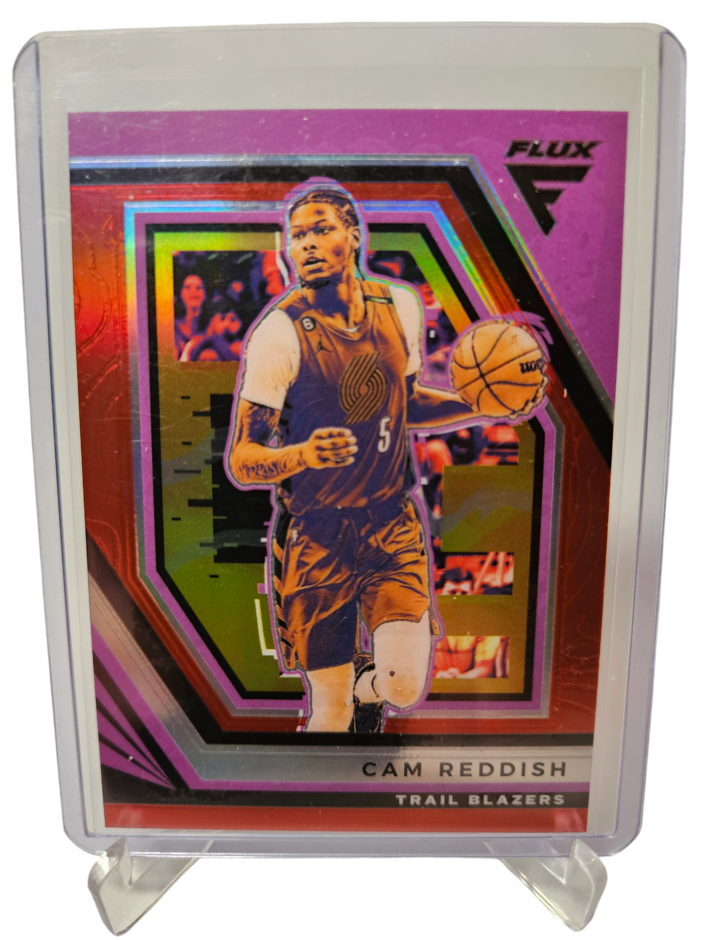 2022-23 Panini Flux #182 Cam Reddish Red Prizm