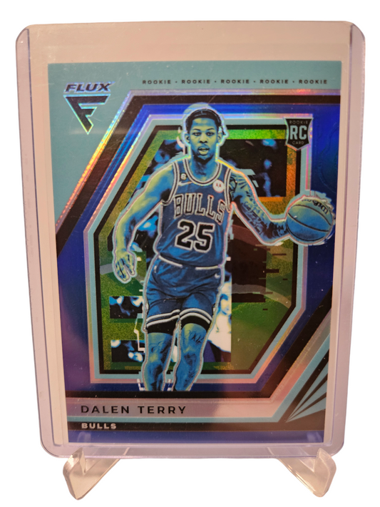 2022-23 Panini Flux #235 Dalen Terry Blue Prizm 33/99